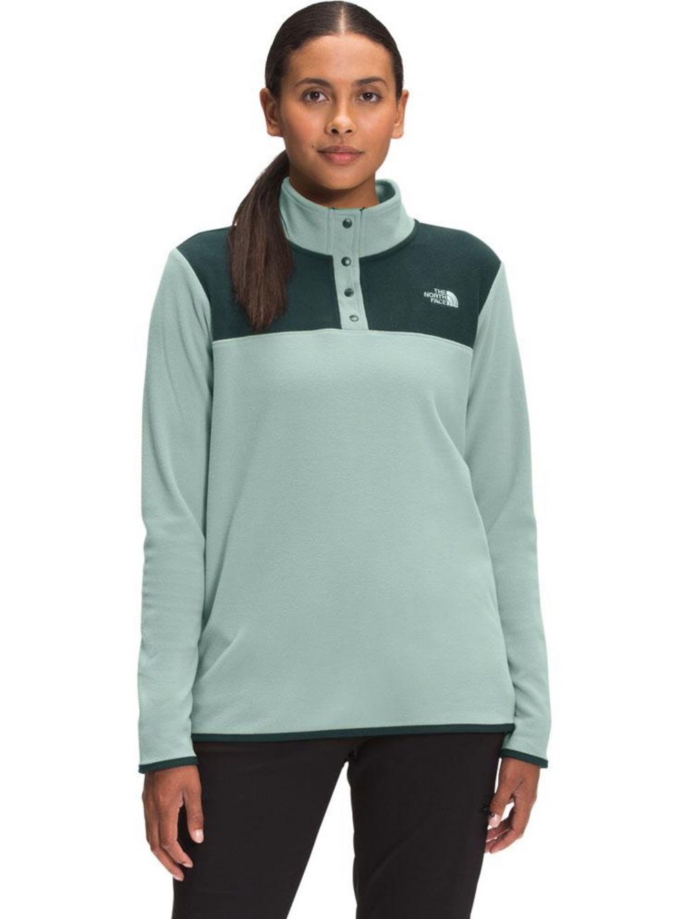THE NORTH FACE TKA GLACIER SNAP-NECK PULLOVER LIGHTWEIGHT FLEECE SMALL